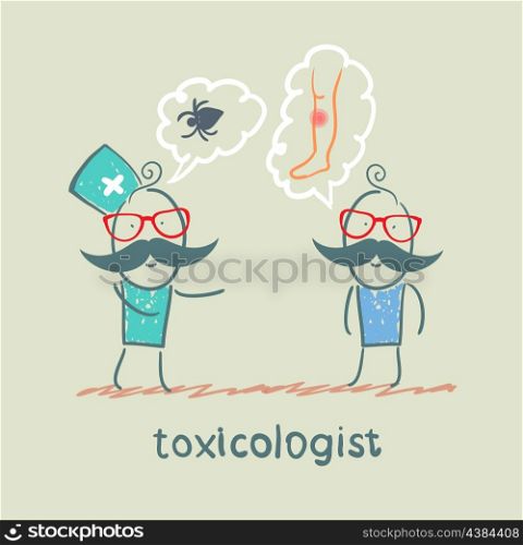 toxicologist said the poison spider patient