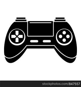 Toy gamepad icon. Simple illustration of toy gamepad vector icon for web design isolated on white background. Toy gamepad icon, simple style