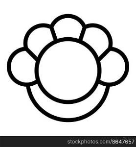 Toy kid game icon outline vector. Motor fine. Human mental. Toy kid game icon outline vector. Motor fine