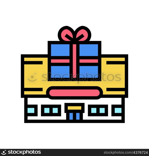 toy shop color icon vector. toy shop sign. isolated symbol illustration. toy shop color icon vector illustration