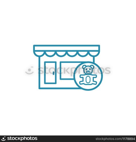 Toy store icon design template