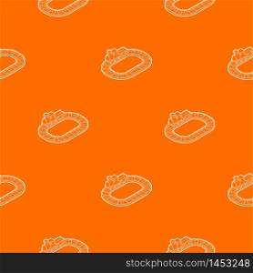 Toy train pattern vector orange for any web design best. Toy train pattern vector orange