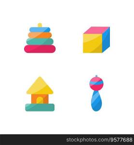 toys for children cube house rattle bright educational children&rsquo;s day set elements