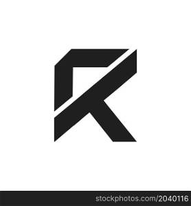 TR monogram logo vector design illustration