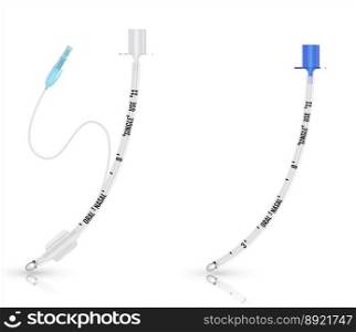 Tracheal - endotracheal - intubation - tube vector image