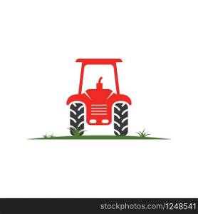 tractor farmer icon vector illustration design template