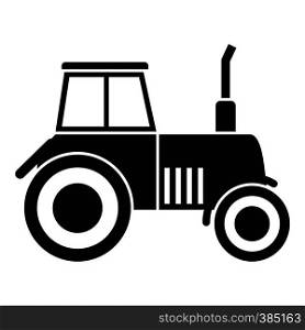 Tractor icon. Simple illustration of tractor vector icon for web design. Tractor icon, simple style