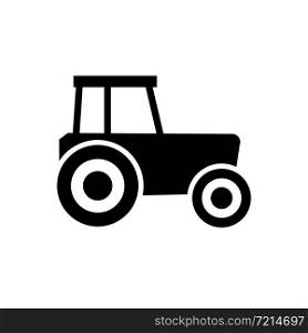 Tractor icon symbol isolated on white background