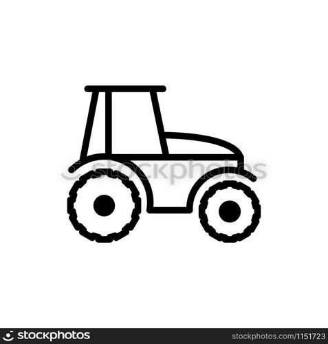 Tractor icon trendy design template