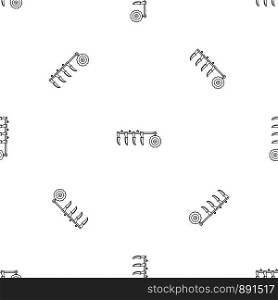 Tractor plow pattern seamless vector repeat geometric for any web design. Tractor plow pattern seamless vector