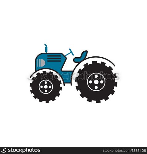 Tractor Vector icon design illustration Template