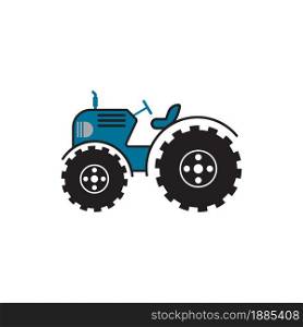 Tractor Vector icon design illustration Template