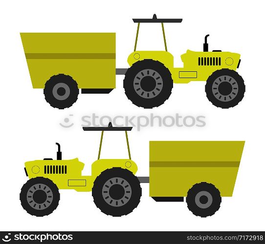 tractor with cart