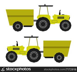 tractor with cart