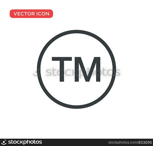 Trademark Register Symbol Icon Vector Illustration Design