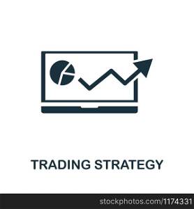 Trading Strategy vector icon illustration. Creative sign from investment icons collection. Filled flat Trading Strategy icon for computer and mobile. Symbol, logo vector graphics.. Trading Strategy vector icon symbol. Creative sign from investment icons collection. Filled flat Trading Strategy icon for computer and mobile