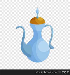 Traditional arabic coffee mug icon in cartoon style isolated on background for any web design. Traditional arabic coffee mug icon, cartoon style