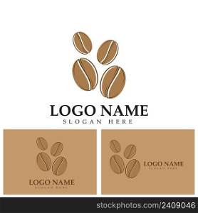 traditional coffee bean icon vector illustration template