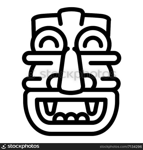 Traditional idol icon. Outline traditional idol vector icon for web design isolated on white background. Traditional idol icon, outline style