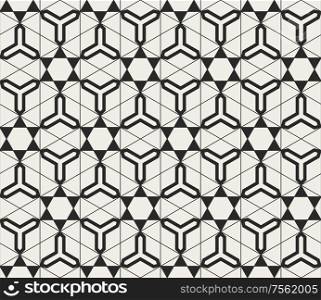 Traditional oriental geometrical seamless pattern. Decorative vector background.