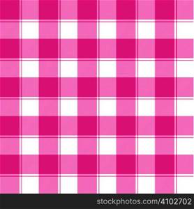 Traditional red and white checked seamless pattern background