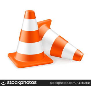 Traffic cone, icon