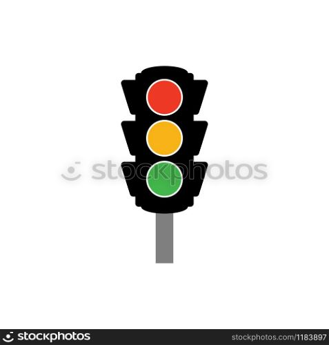 Traffic light icon simple design. Vector eps10