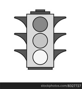 traffic light icon. Street light. Vector illustration. stock image. EPS 10.. traffic light icon. Street light. Vector illustration. stock image. 