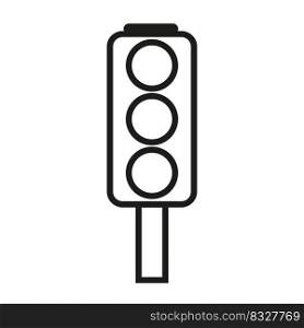 traffic light icon. tion element. Sign forbidden. Vector illustration. stock image. EPS 10.. traffic light icon. tion element. Sign forbidden. Vector illustration. stock image. 