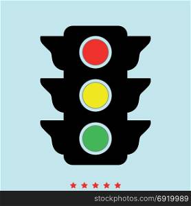 Traffic light icon .. Traffic light icon .
