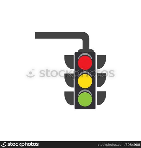 Traffic Light Icon Vector Design TemplateTraffic light signal - Vector icon