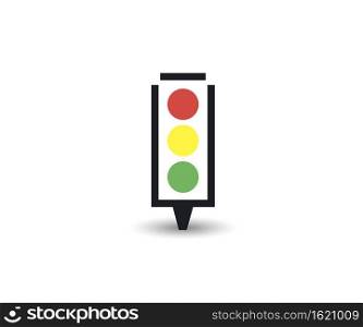 Traffic light icon, vector illustration, eps 10