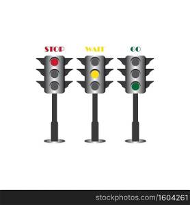 Traffic Light Vector Flat Icon