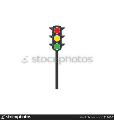 traffic light vector illustration design template
