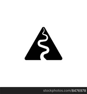 trail icon vector design templates white on background