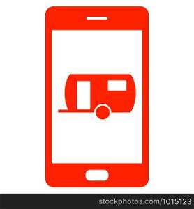 Trailer and smartphone