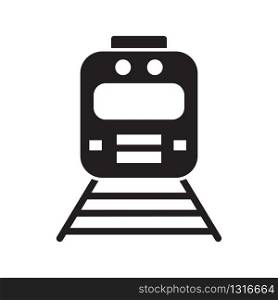 train icon design, flat style icon collection