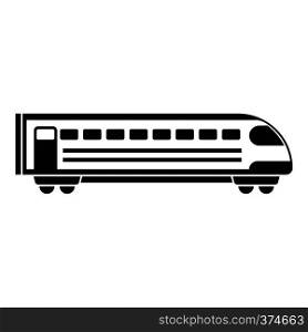 Train icon. Simple illustration of train vector icon for web design. Train icon, simple style