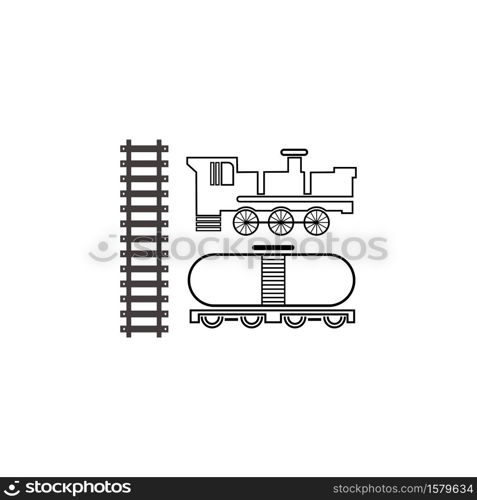 Train icon vector illustration design template