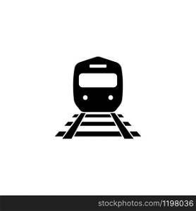 Train logo concept icon illustration design