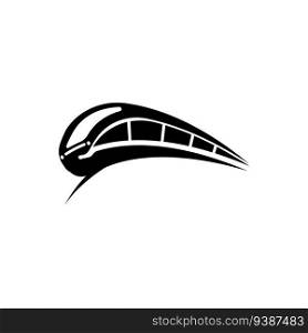 Train Logo Design Template. Vector Illustration
