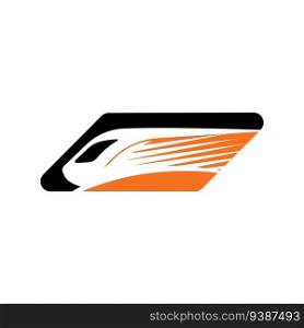 Train Logo Design Template. Vector Illustration 