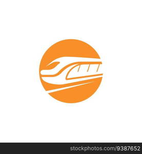 Train Logo Design Template. Vector Illustration 