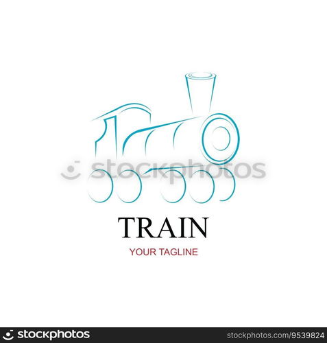 Train Logo Icon , Train Logo Design Template, Train Vector
Train logo template vector illustration design