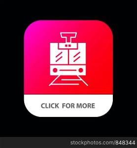Train, Public, Service, Vehicle Mobile App Icon Design