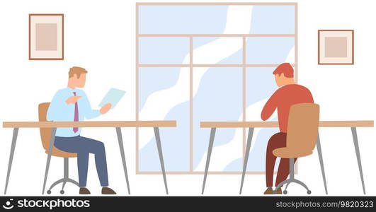 Training of office staff, teamwork, business meeting concept. Team thinking and brainstorming. Analytics of company information. People working, discussing business. Colleagues during office work. Team thinking and brainstorming. Analytics of company information. Colleagues at business meeting