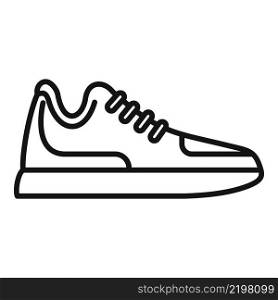 Training sneaker icon outline vector. Sport shoe. Run design. Training sneaker icon outline vector. Sport shoe