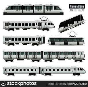 Trams And Trains Set