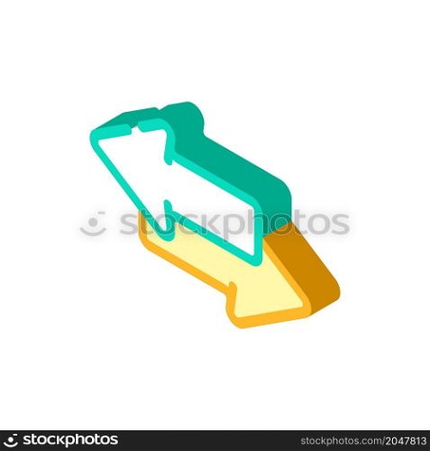 transfer file isometric icon vector. transfer file sign. isolated symbol illustration. transfer file isometric icon vector illustration