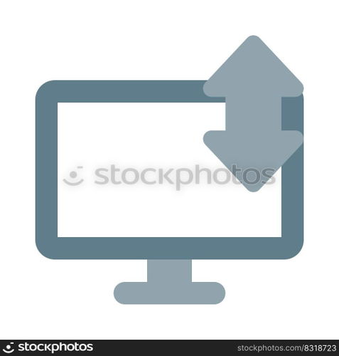 Transferring data between devices using a PC.